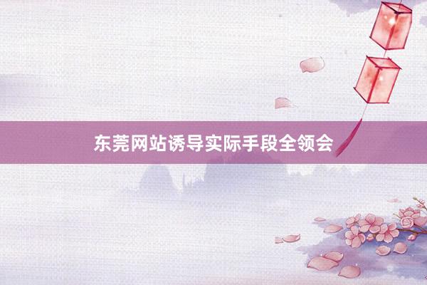 东莞网站诱导实际手段全领会